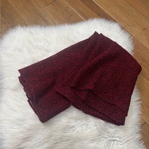 Express Red Knit Infinity Scarf